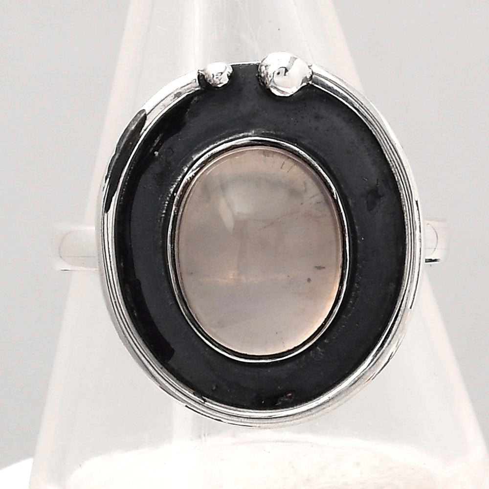 Natural Rose Quartz - Madagascar Ring size-7 R-1168 SDR245922