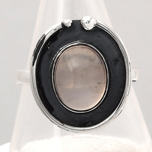 Natural Rose Quartz - Madagascar Ring size-7 R-1168 SDR245922