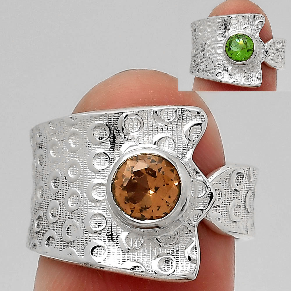 Adjustable - Zandrite Color Change Ring size-7 R-1381 SDR246927