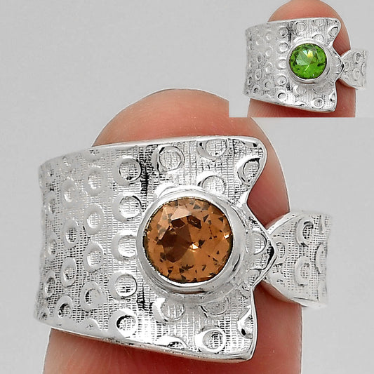 Adjustable - Zandrite Color Change Ring size-7 R-1381 SDR246927