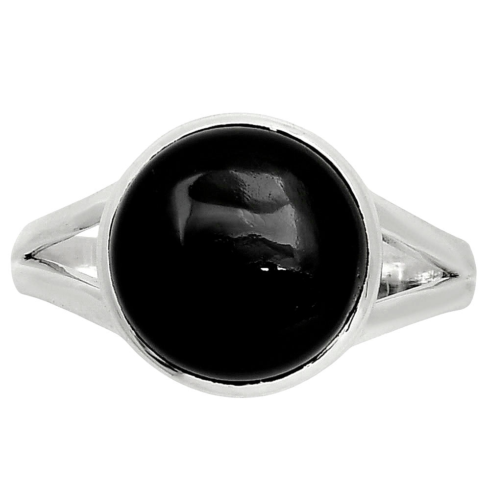 Natural Black Onyx - Brazil Ring size-7 R-1005 SDR249180