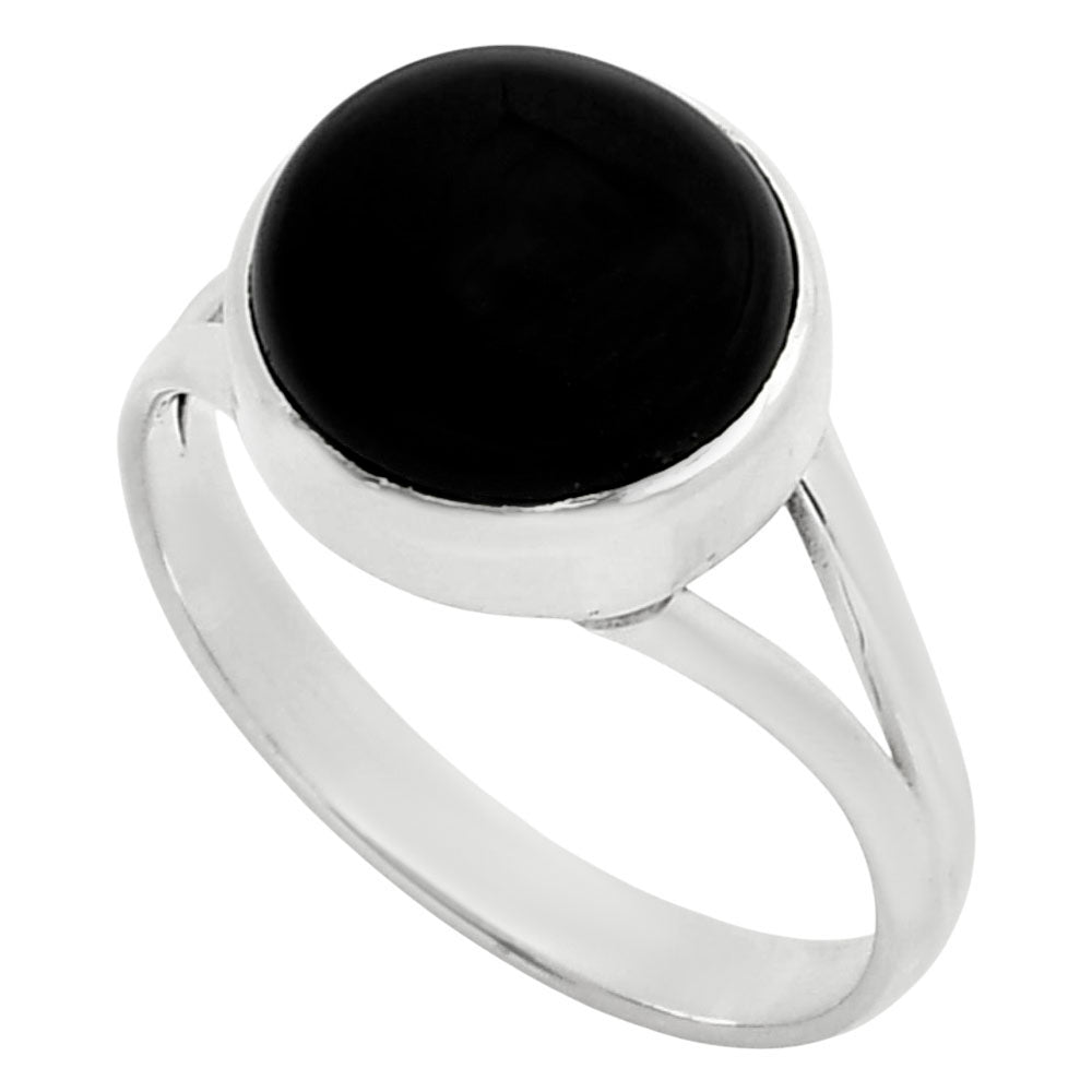 Natural Black Onyx - Brazil Ring size-7 R-1005 SDR249180