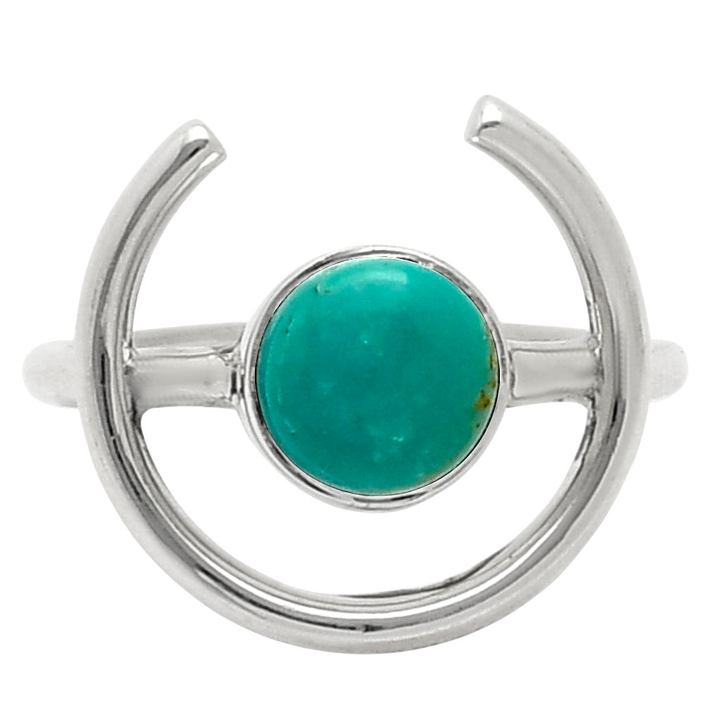 Natural Turquoise Nevada Aztec Mt Ring size-6 R-1036 SDR249295