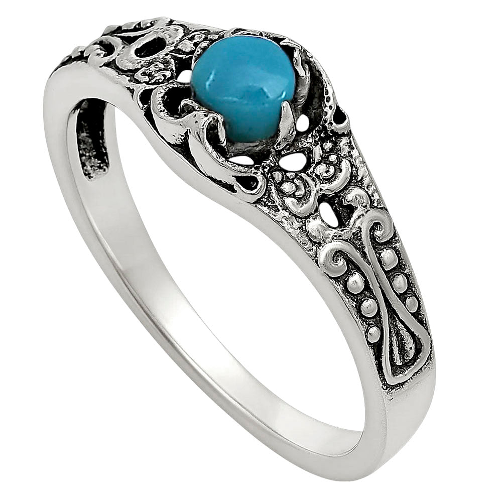 Sleeping Beauty Turquoise Ring size-8 R-1172 SDR251962