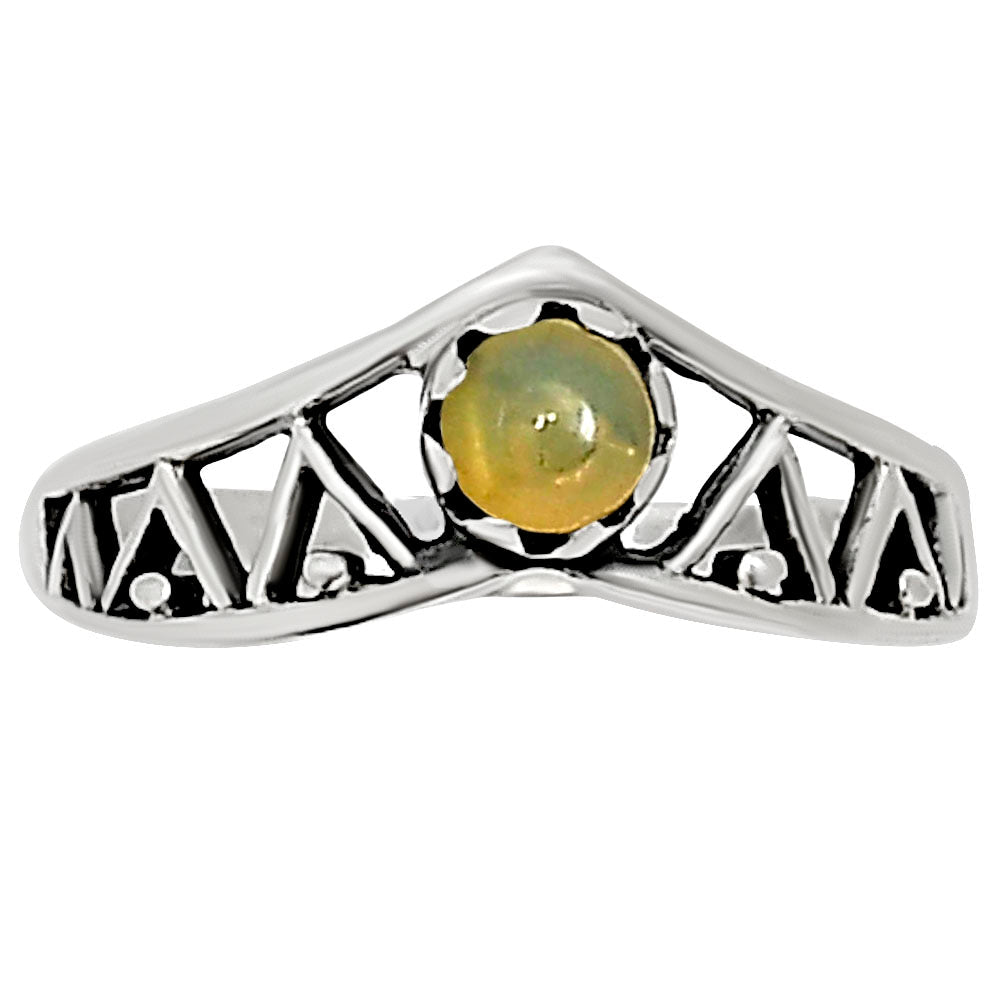 Ethiopian Opal Ring size-6 R-1172 SDR252485