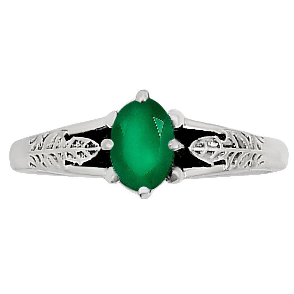 Green Onyx Ring size-7 R-1172 SDR252620