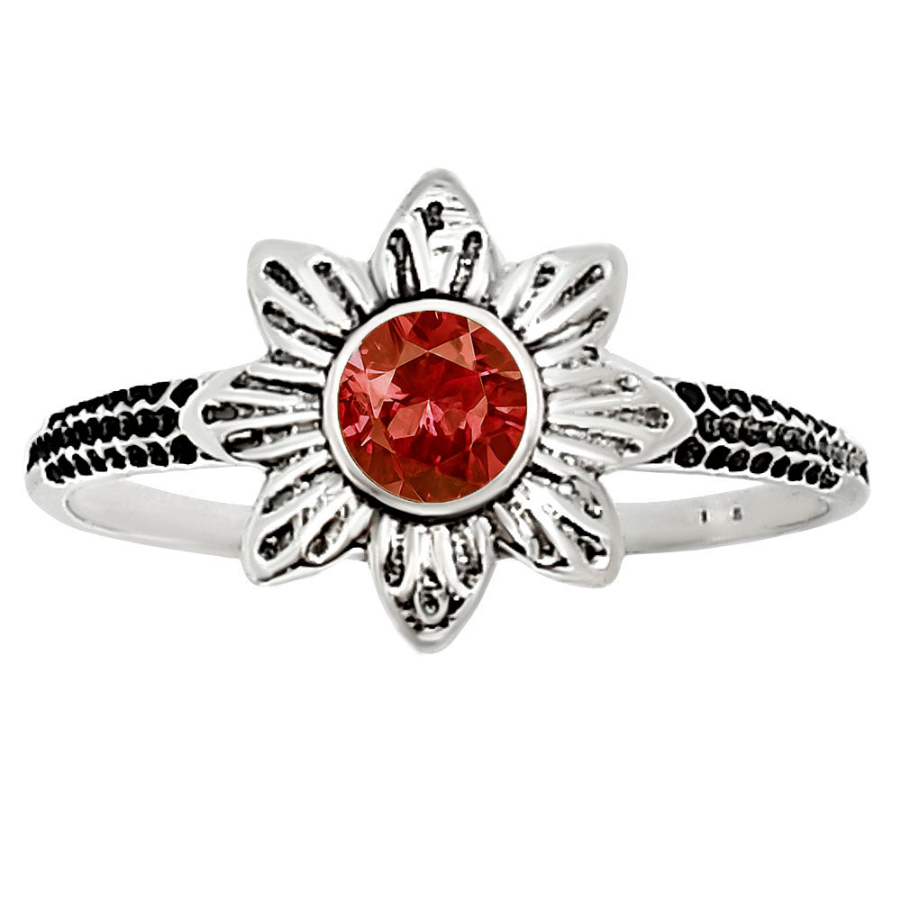 Hessonite Garnet Ring size-8 R-1710 SDR252700