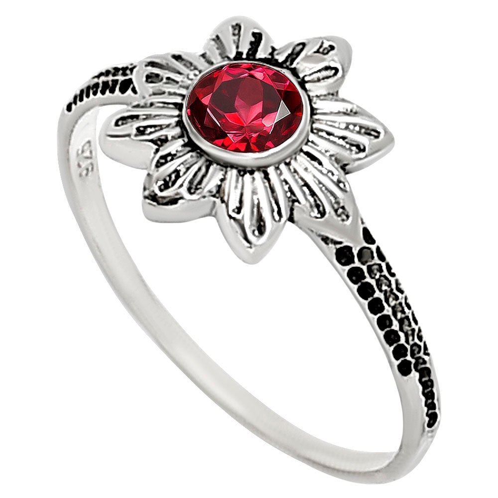 Hessonite Garnet Ring size-8 R-1710 SDR252700