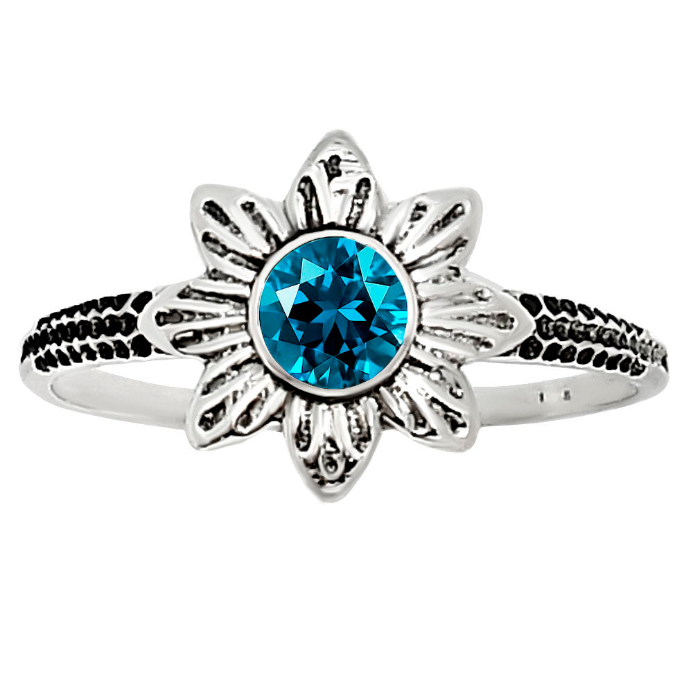 London Blue Topaz Ring size-6 R-1710 SDR252729