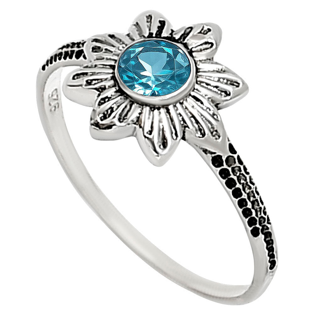 London Blue Topaz Ring size-6 R-1710 SDR252729