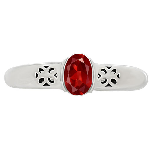 Hessonite Garnet Ring size-6 R-1730 SDR252758