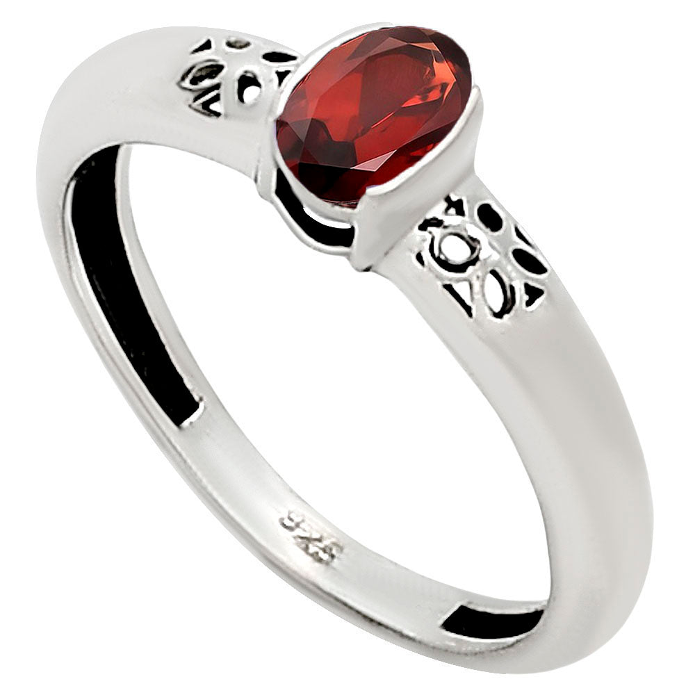 Hessonite Garnet Ring size-6 R-1730 SDR252758