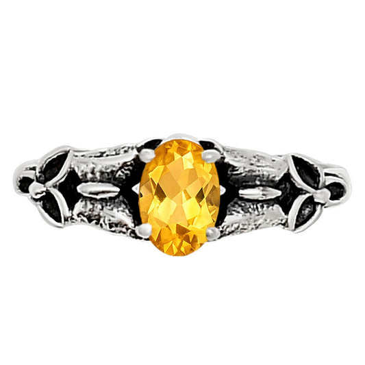 Citrine Ring size-5 R-1746 SDR252844