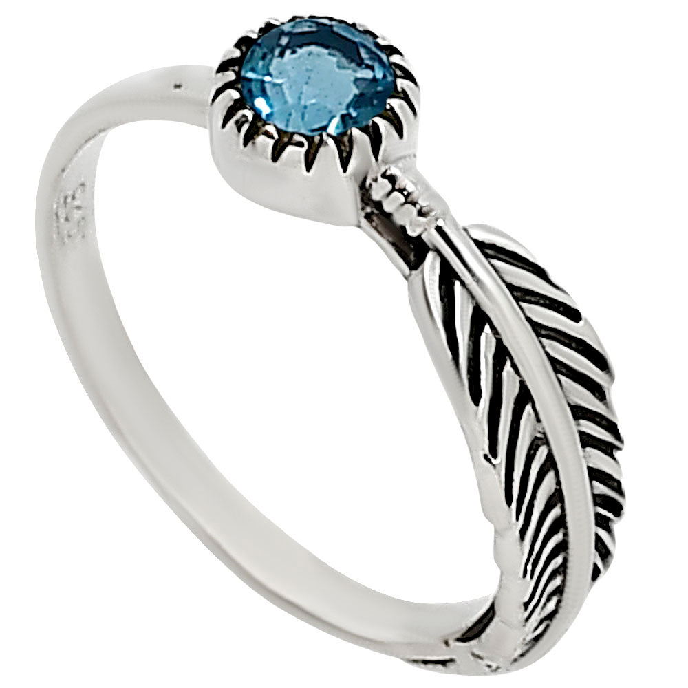 London Blue Topaz Ring size-6 R-1042 SDR253825