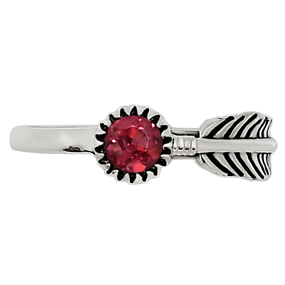 Purple Garnet Ring size-5 R-1042 SDR253839