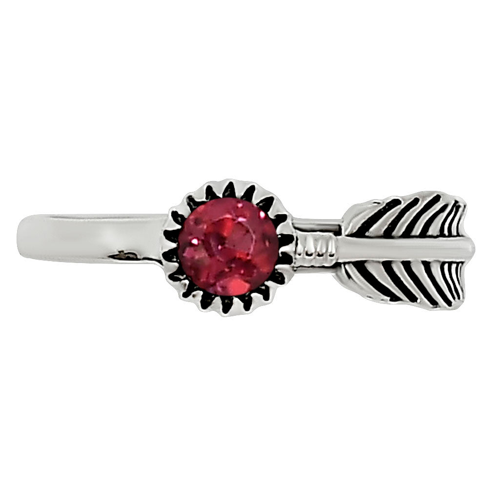 Purple Garnet Ring size-8 R-1042 SDR253846