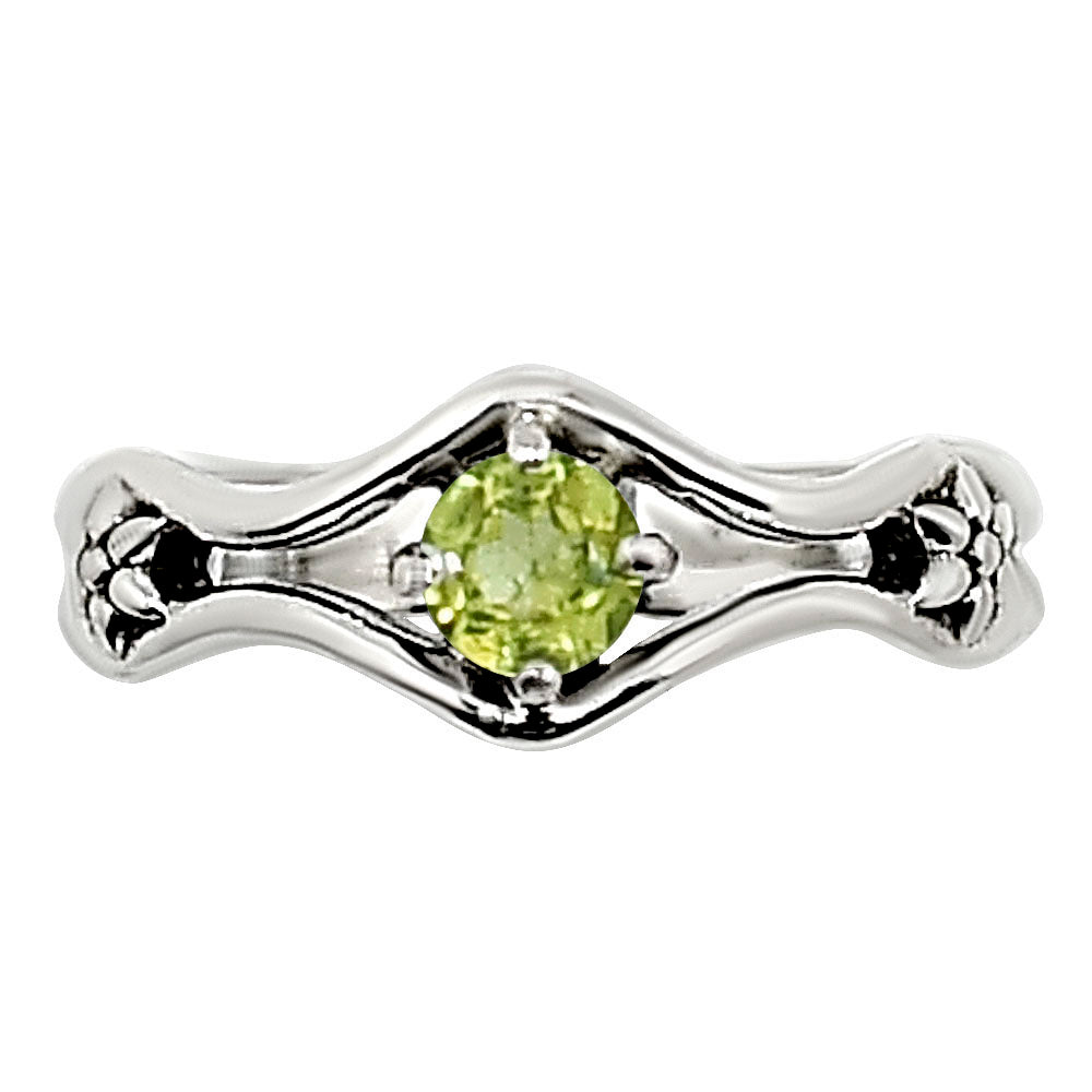 Peridot Ring size-7 R-1720 SDR254117