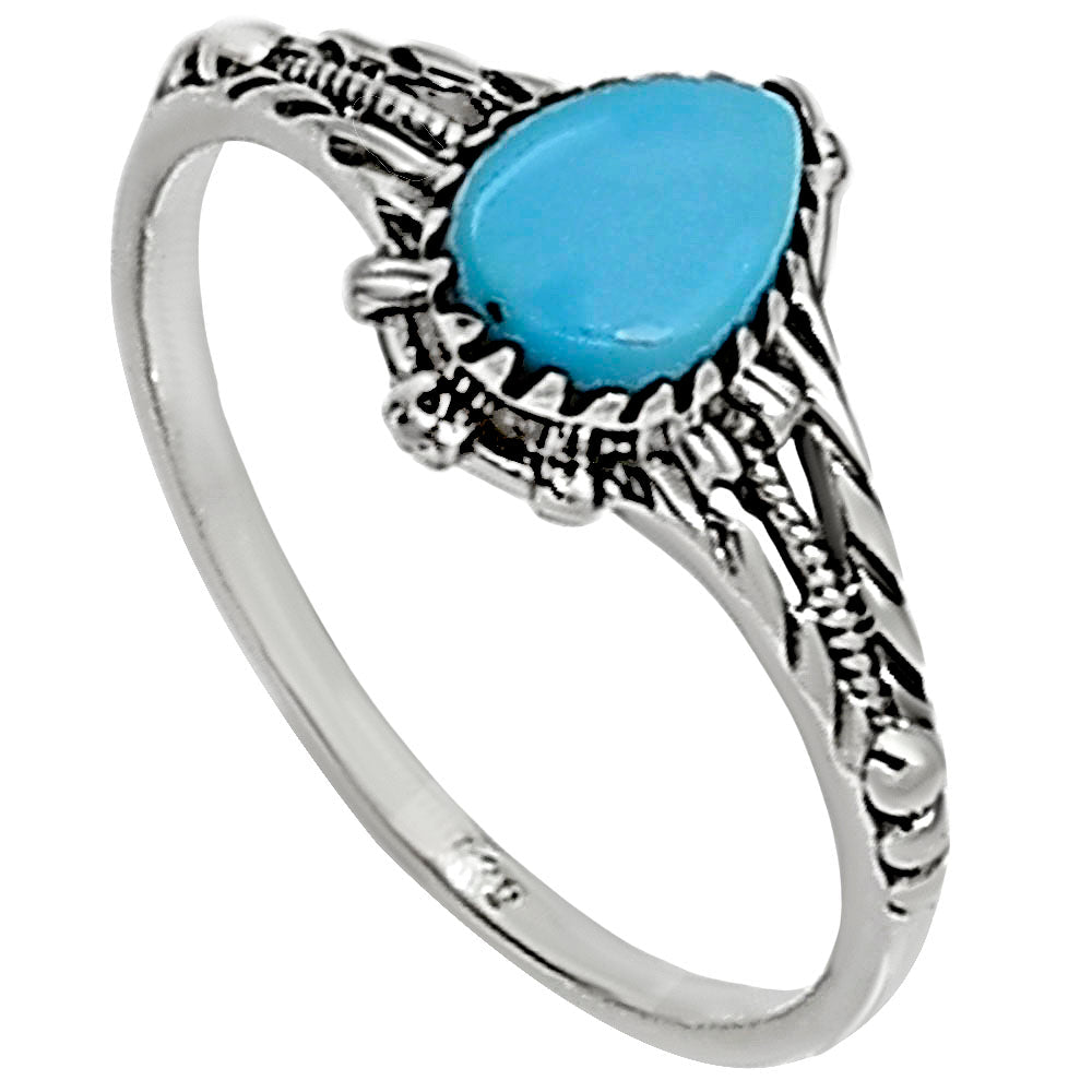 Sleeping Beauty turquoise Ring size-7 R-1345 SDR254258