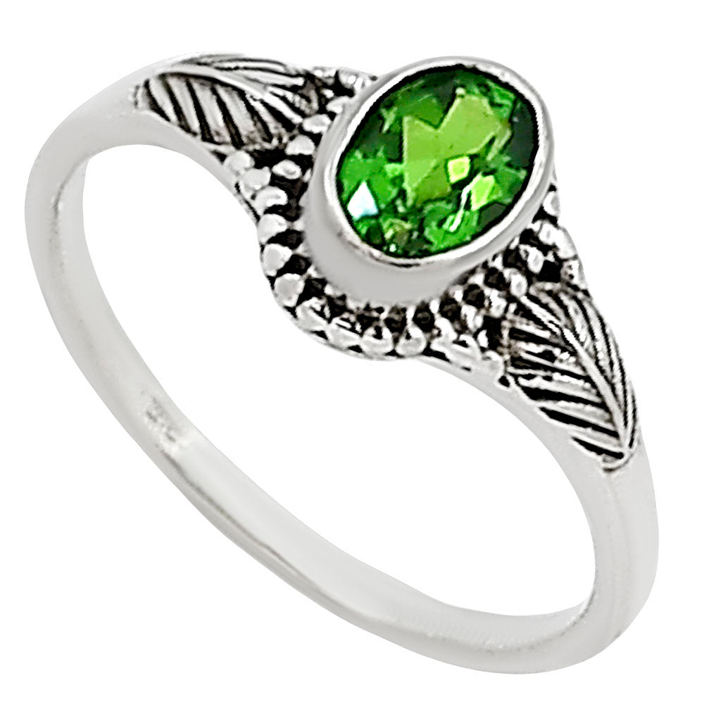 Green Tourmaline Ring size-8 R-1403 SDR254413