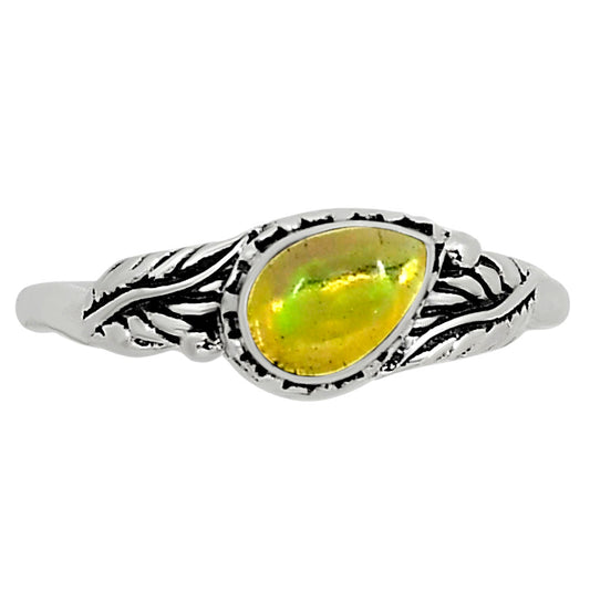 Ethiopian Opal Ring size-6 R-1404 SDR254585