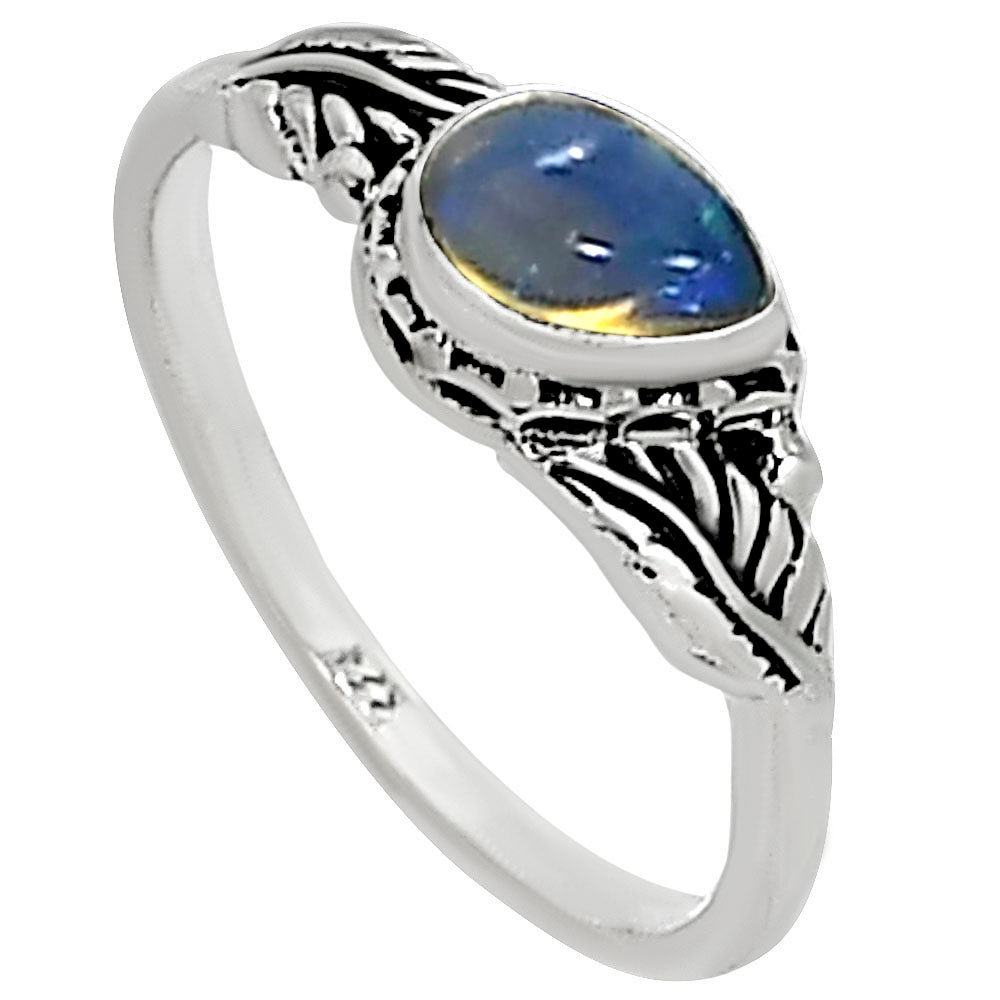 Ethiopian Opal Ring size-6 R-1404 SDR254585