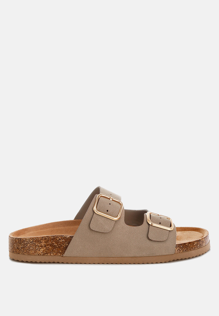 Gloriosa The Double Strap Slide Sandals