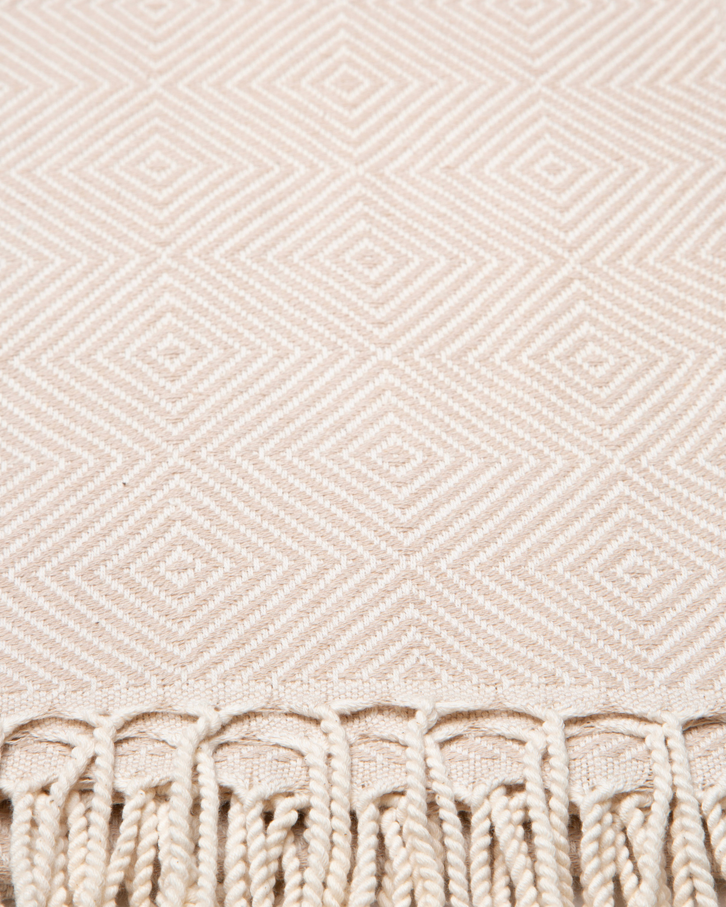 CRYSTAL Beach Towel, Turkish Hammam Towel, Spa & Sauna Towel - Beige