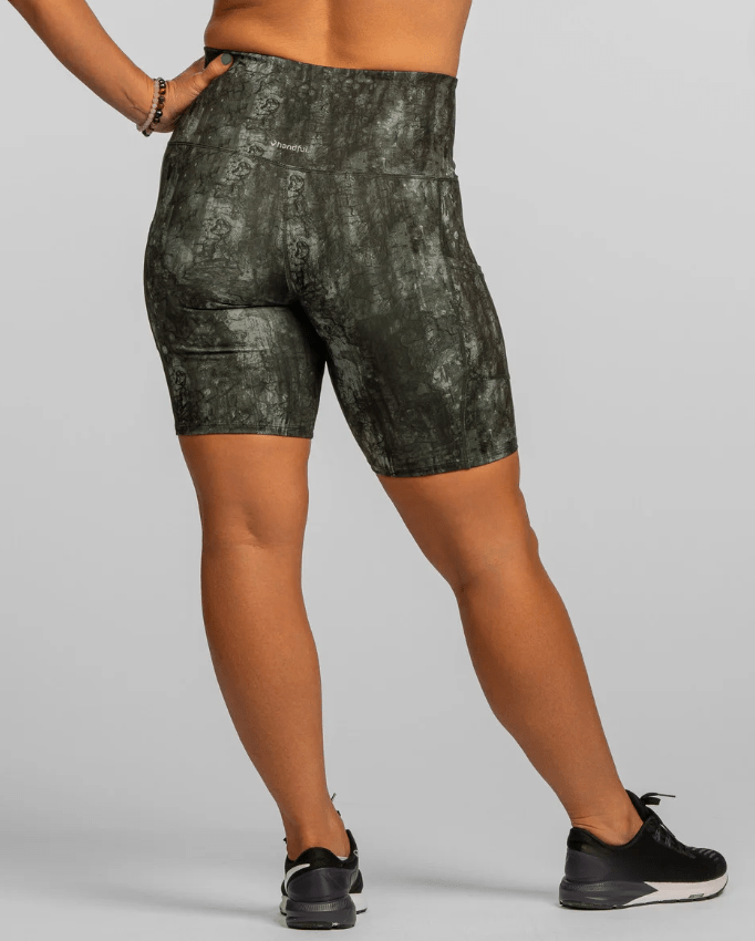 Hi Five High-Waisted Biker Short – Nature Daze (XS/S/M)