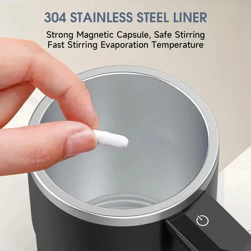 Coffee Self Mixing Mug Waterproof Food Safe Coffee Mug USB Rechargeable Automatic