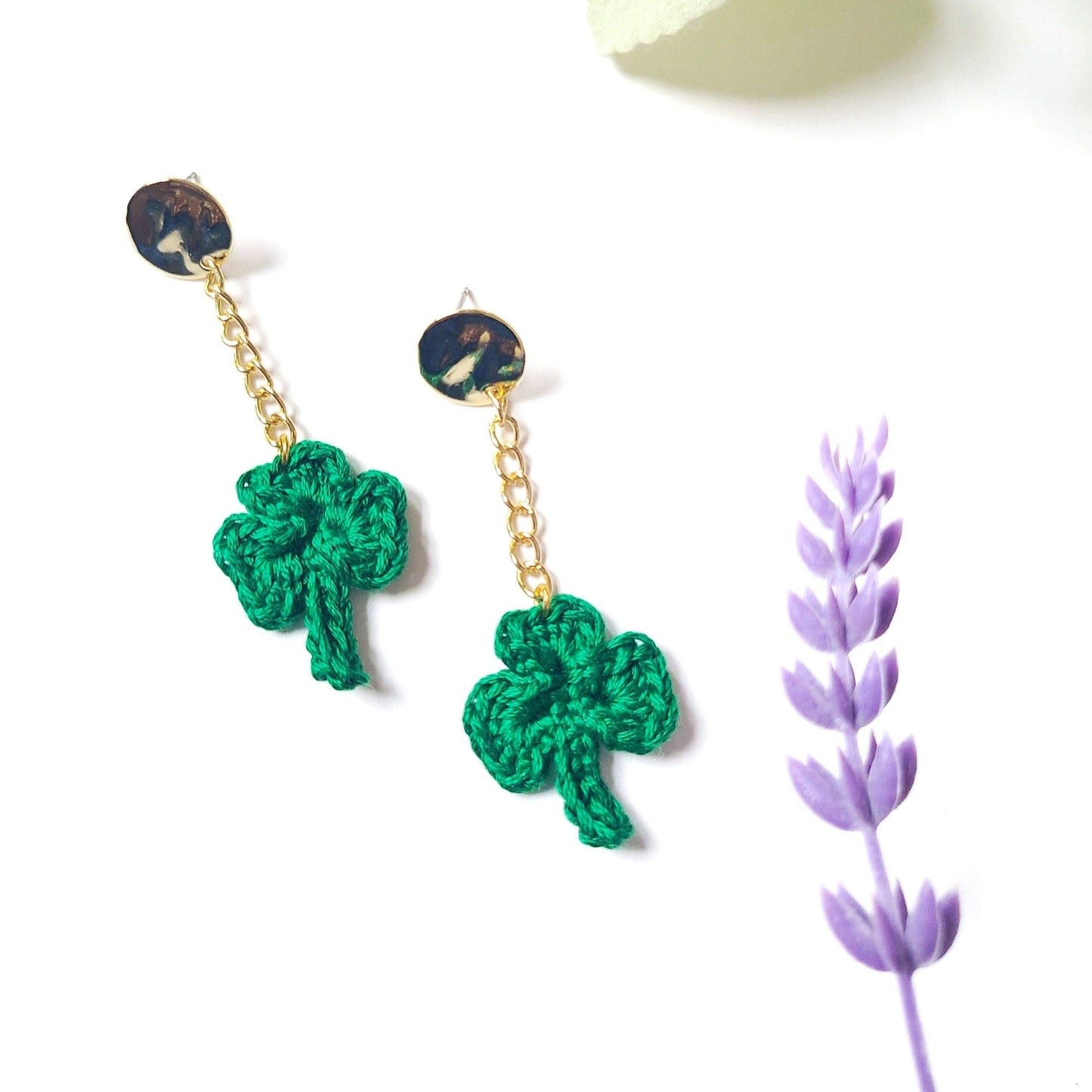 Shamrock Dangle Earrings