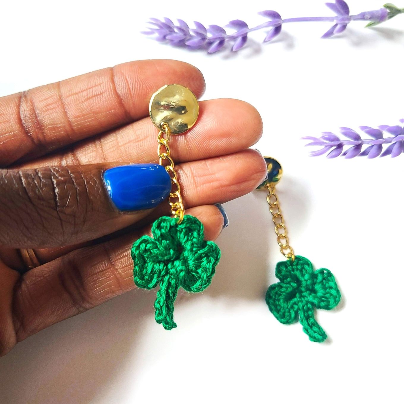 Shamrock Dangle Earrings