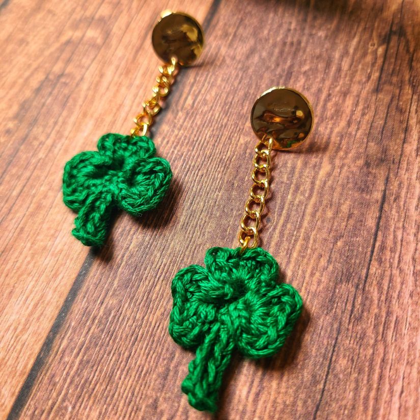 Shamrock Dangle Earrings