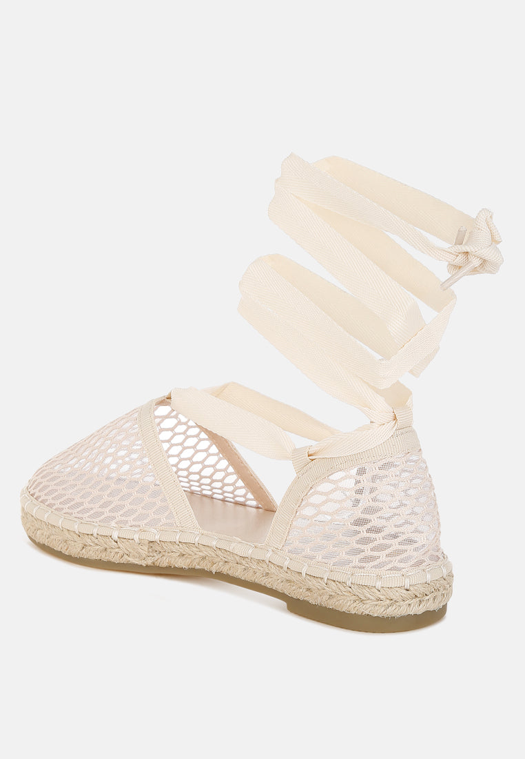 Sonara Mesh Flat Espadrille Sandals