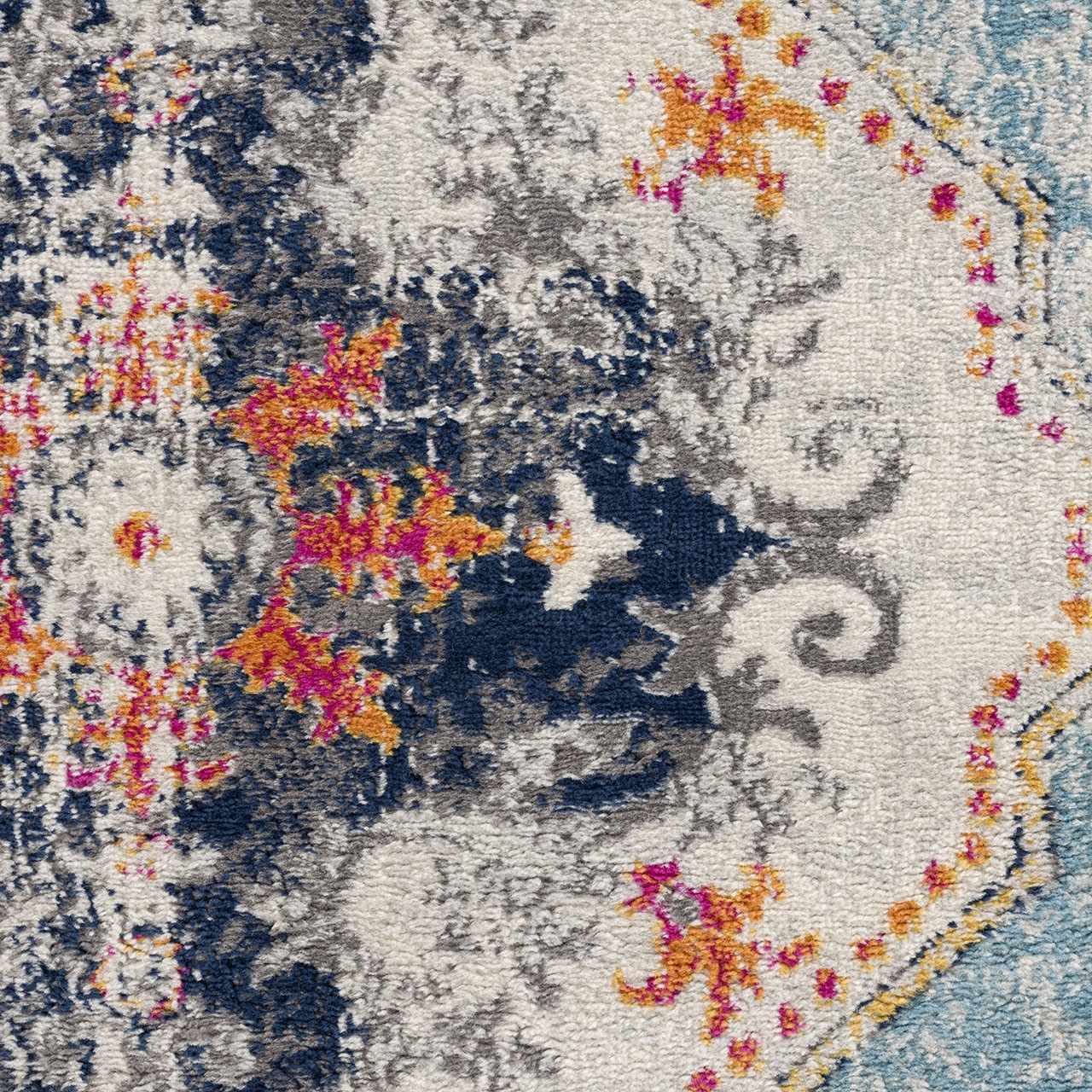 Tigried Turquoise 2308 Area Rug - Clearance
