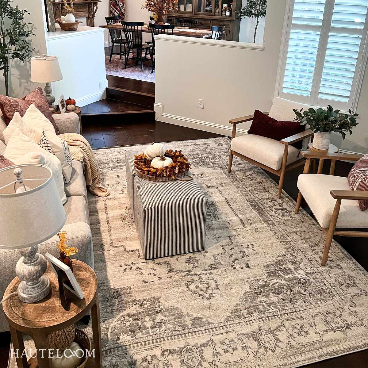 Tigried Ivory & Gray 2315 Area Rug - Clearance