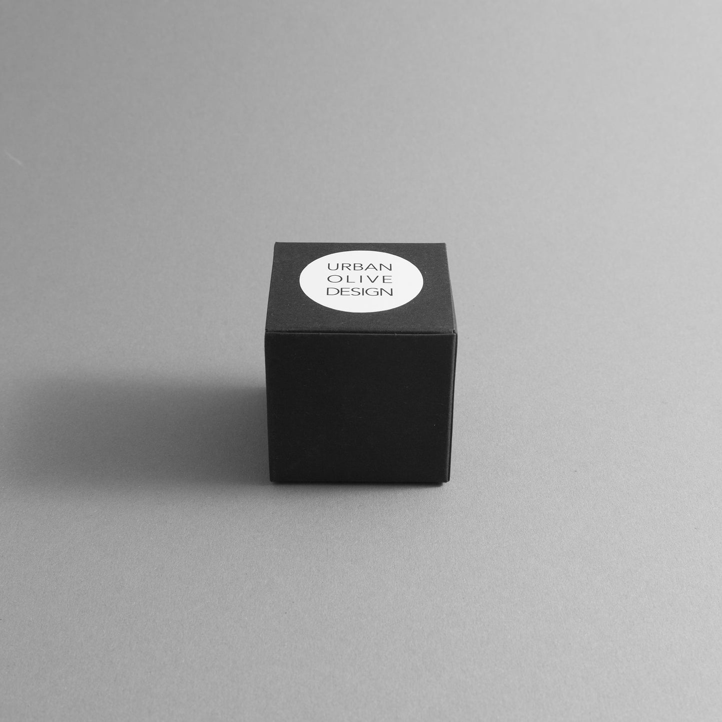 CUBE EARRINGS – Minimalist Geometric Black Earrings