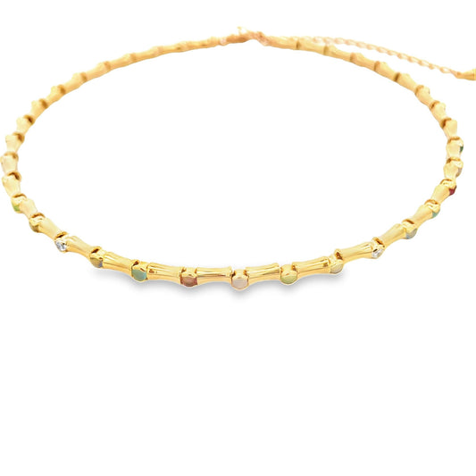 Multicolor Ball Bead Bangle (H150)