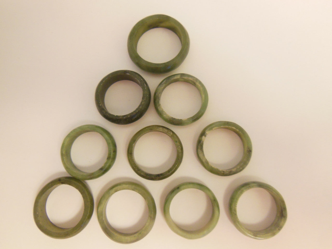 Vintage- Simple Jade Rings