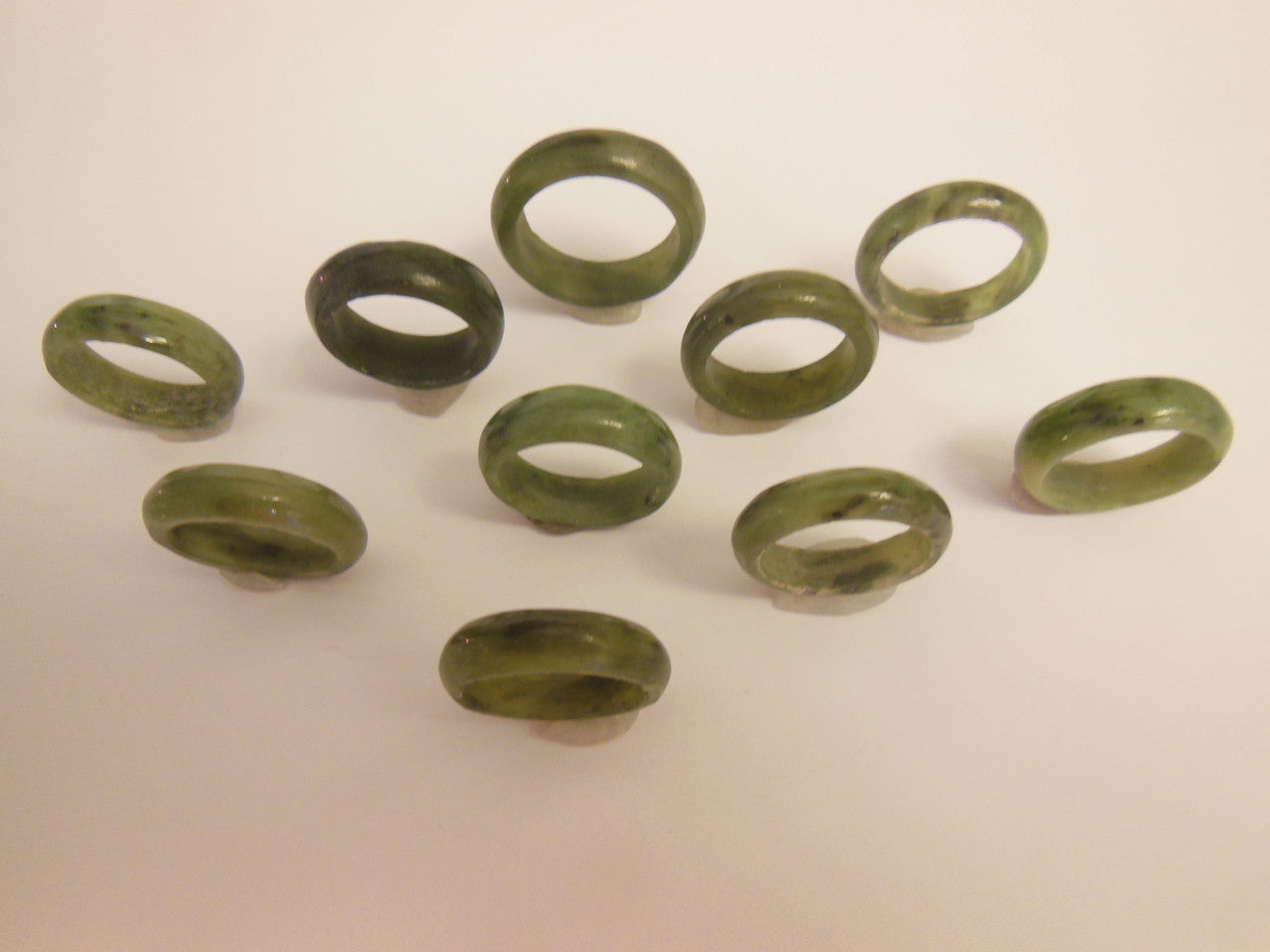 Vintage- Simple Jade Rings