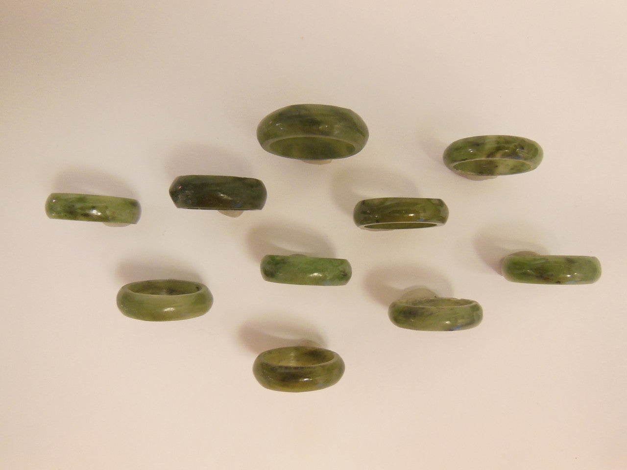 Vintage- Simple Jade Rings