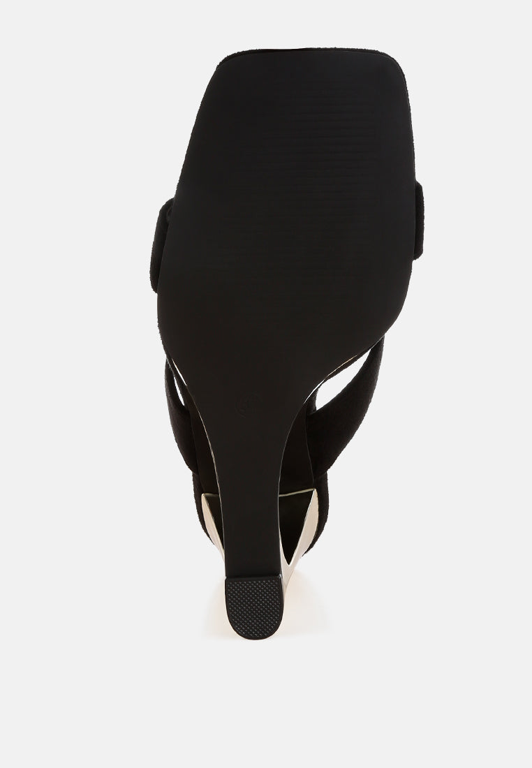 Zimeski Sculpted Wedge Slip-On Sandals