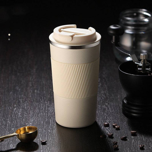 Travel Coffee Mug with Ceramic Liner -  Leakproof & Eco-Friendly