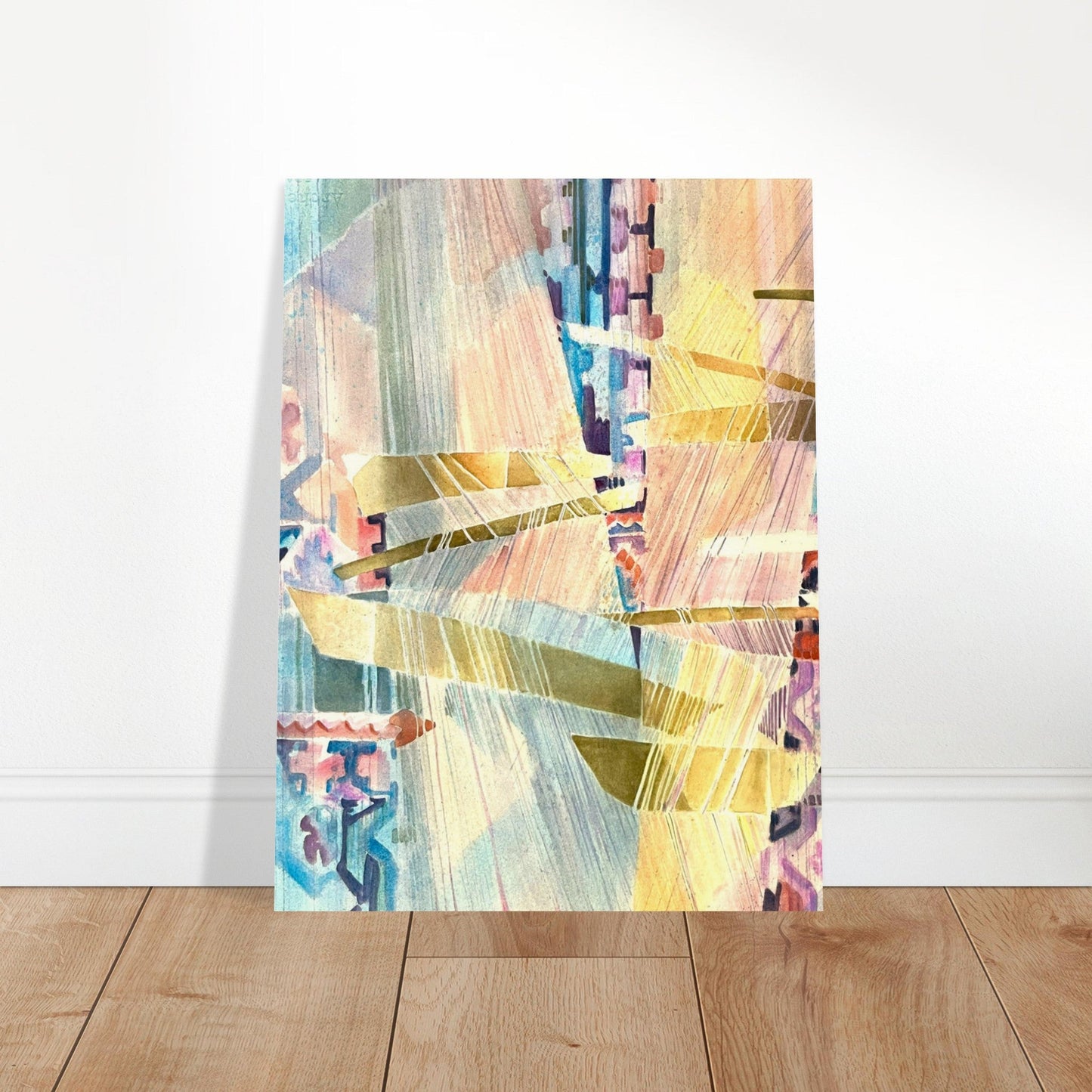 'Loom Series' Abstract I 18x24 Museum-Quality Matte Paper Poster | Original Artwork by American Artist Barbara Cleary
