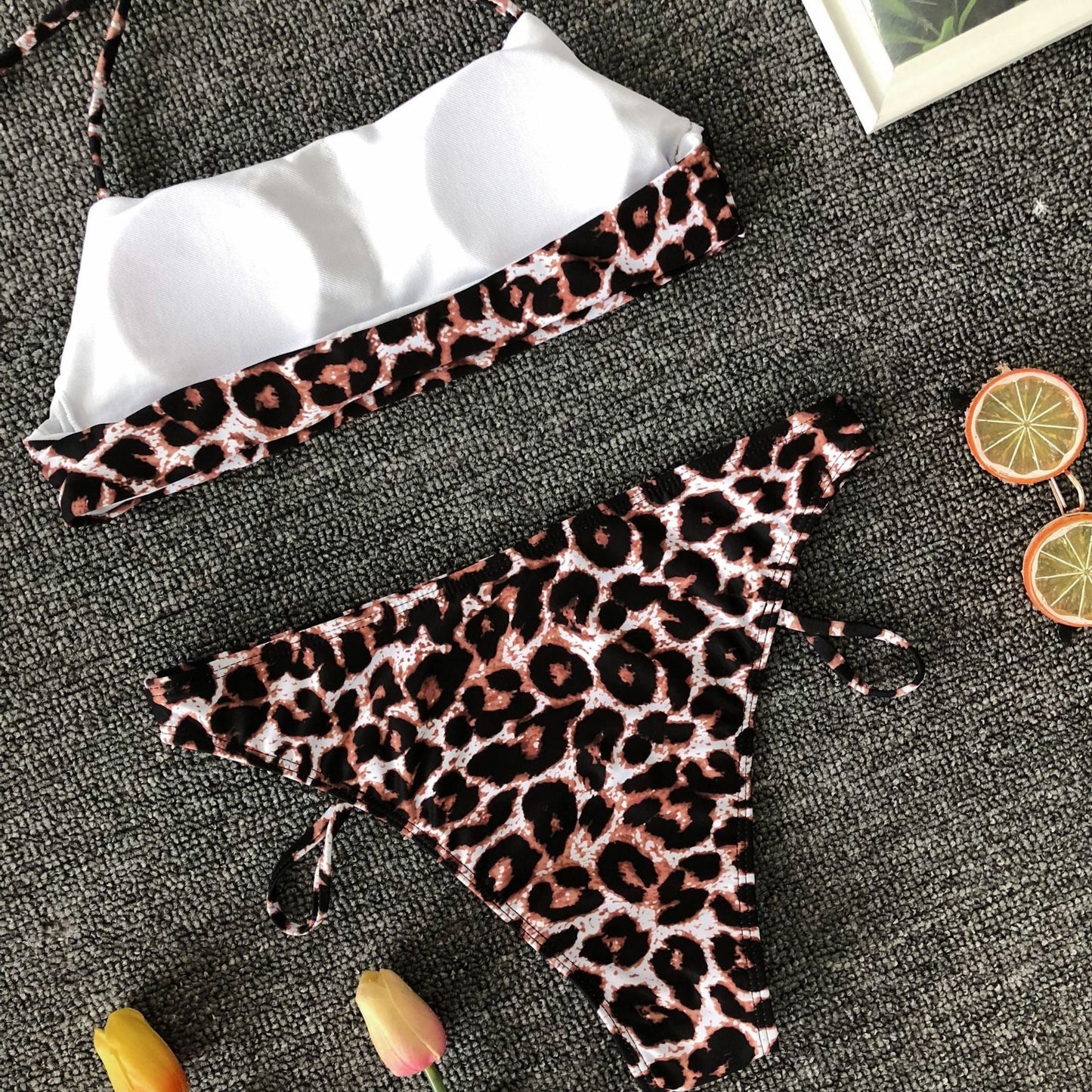Back Lace Up Bikini Set Swimming Suit Women High Quality Two Piece Swimsuit Female Swimwear Hot Sale Beachwear Bathing Suits