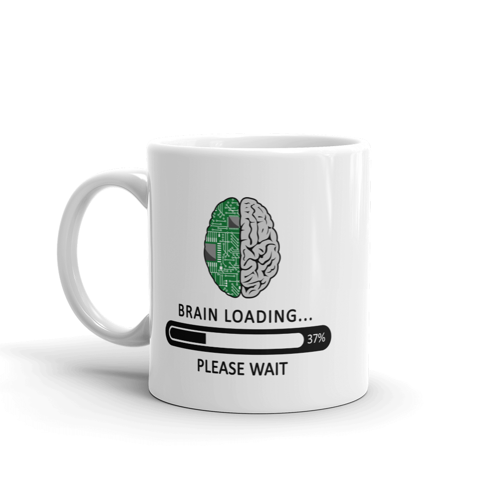Brain Loading Please Wait Coffee Mug