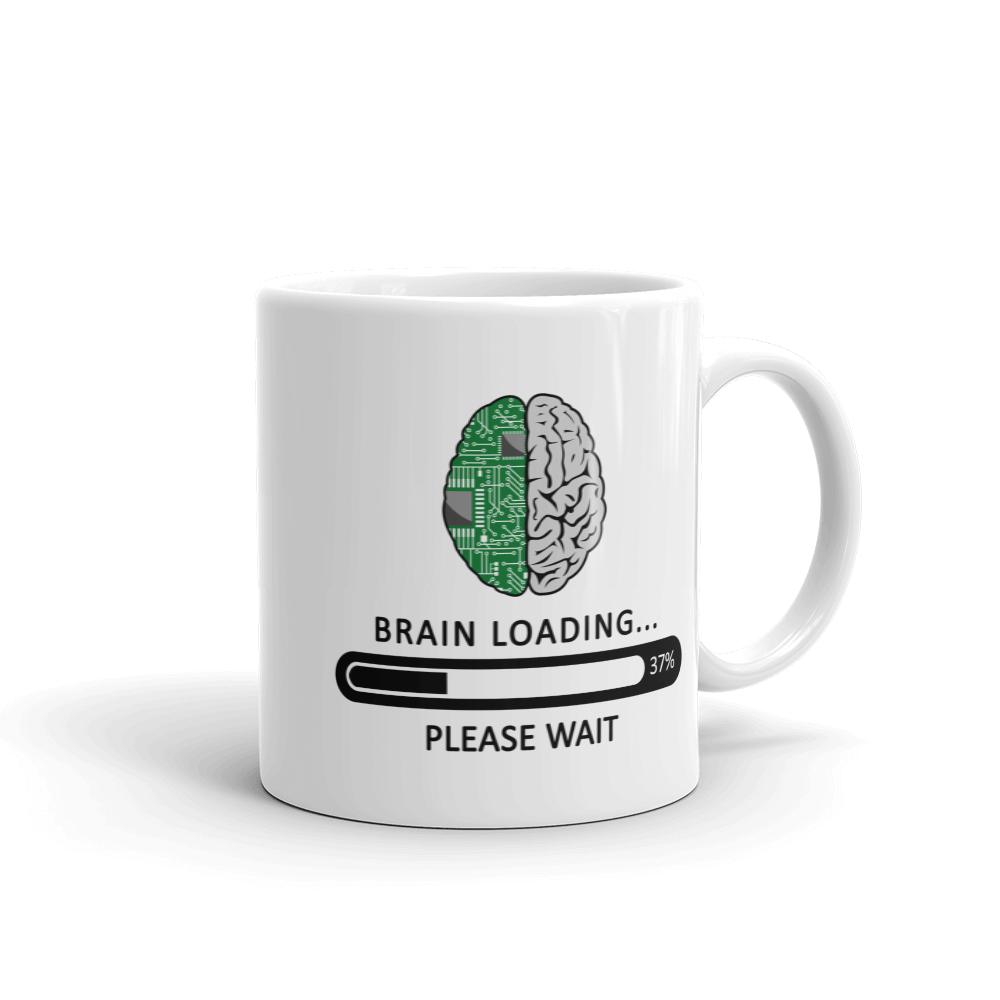 Brain Loading Please Wait Coffee Mug