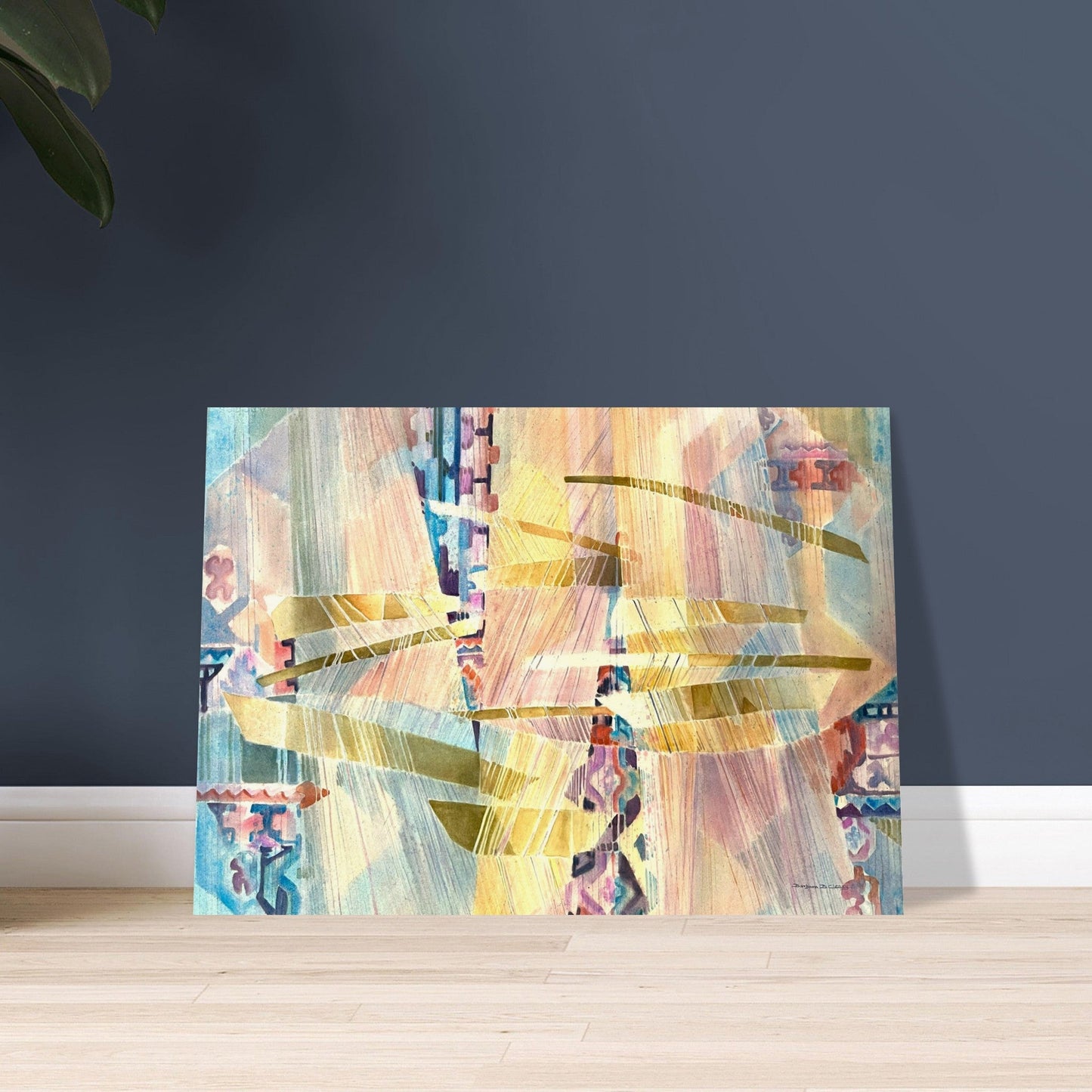 'Loom Series' Abstract I 20x28 Museum-Quality Matte Paper Poster | Original Artwork by American Artist Barbara Cleary