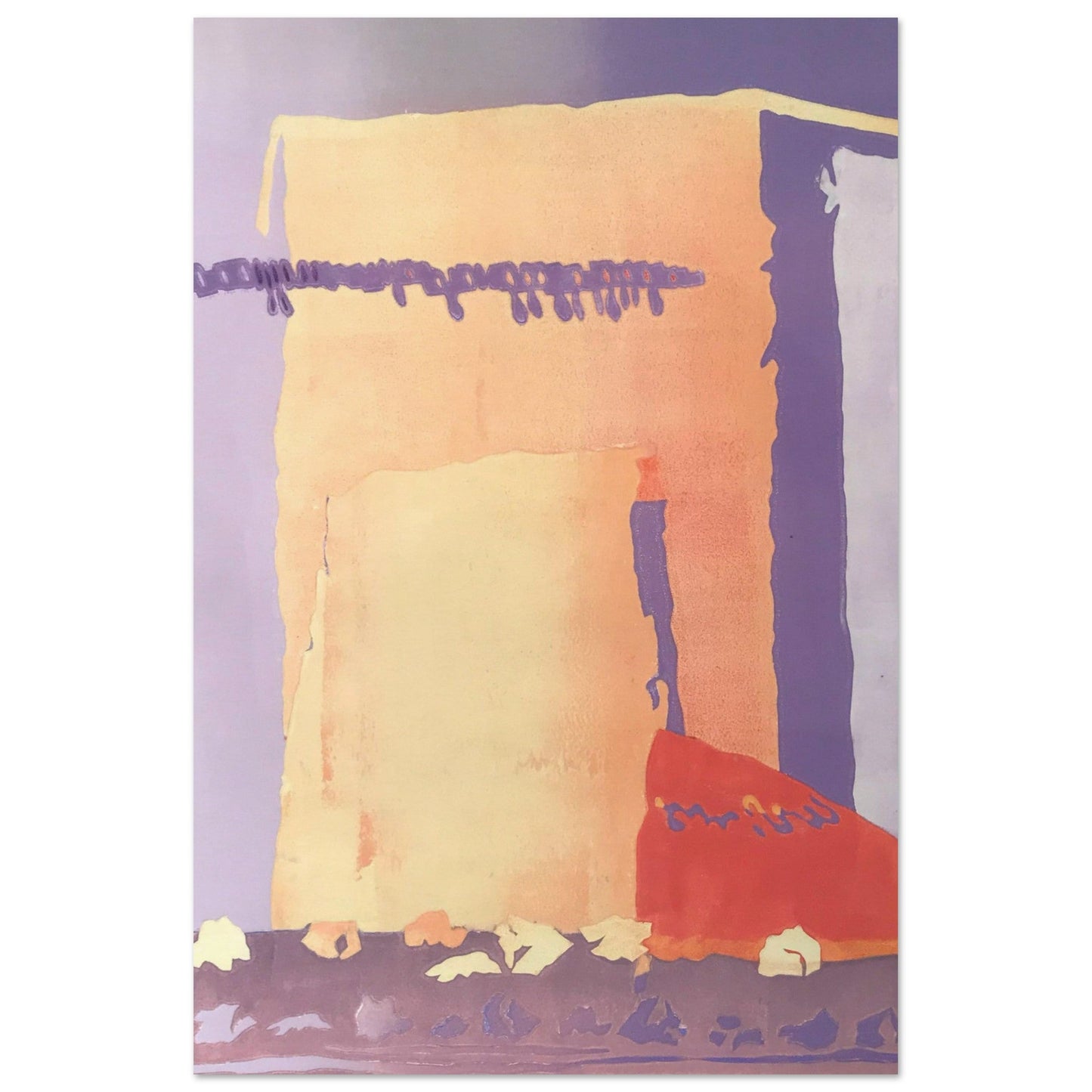 'Spirit of the Southwest' Abstract I 12x18 Museum-Quality Matte Paper Poster | Original Artwork by American Artist Barbara Cleary
