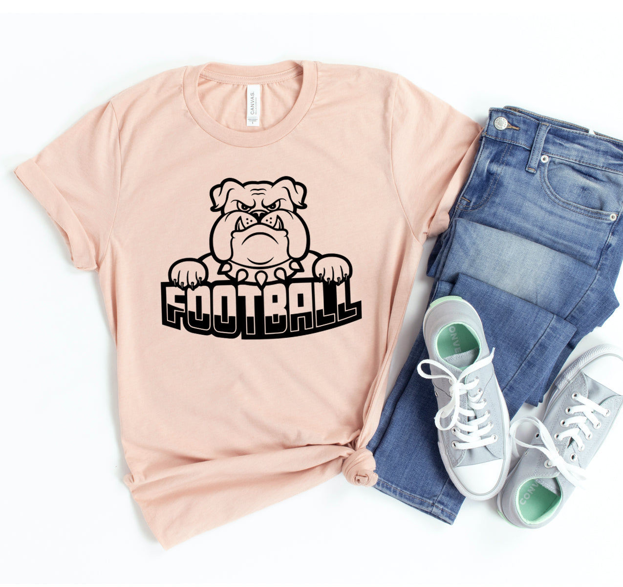 Bulldog Football T-shirt