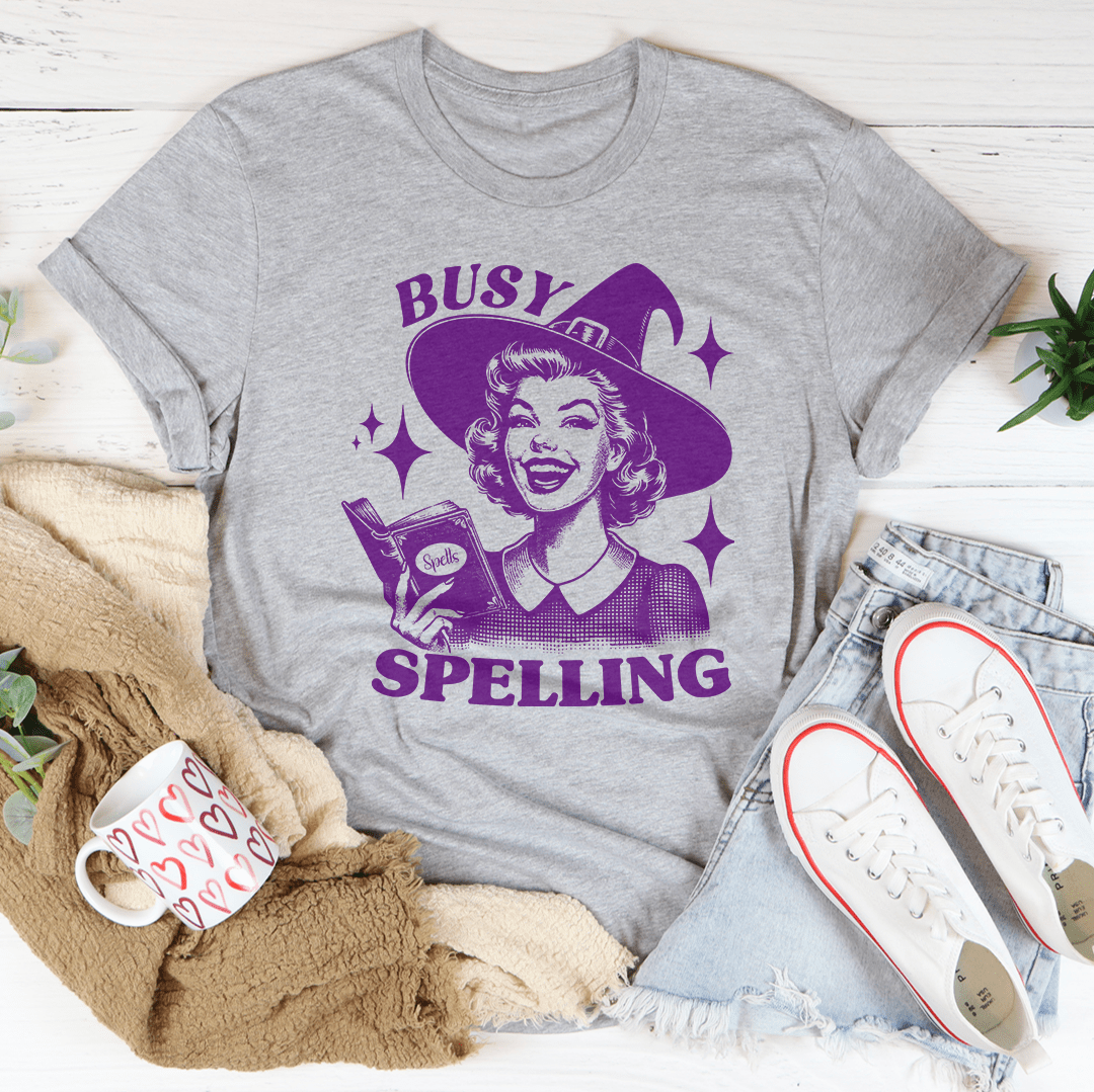 Busy Spelling Tee